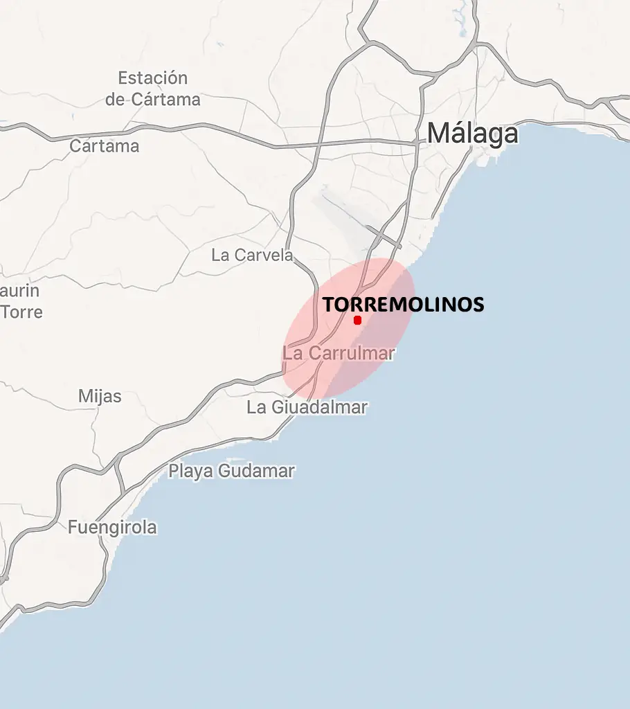 Zona de trabajo de Clima La Colina: La Colina, Torremolinos, Benalmádena y alrededores